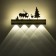 Bra "forest" Led 4000k 12W black 38x20x4cm