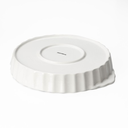 The baking dish of the "Hugge" shade, D = 28.8 cm, the color is white-2