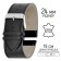 Watch strap, 24 mm, harness 75 mm, larynx 115 mm, genuine leather, black