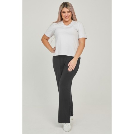 Female trousers, size 56, black color