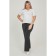 Female trousers, size 56, black color