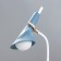 Delser table lamp LED 3W USB AKB Blue 14x13x39 cm Risalux