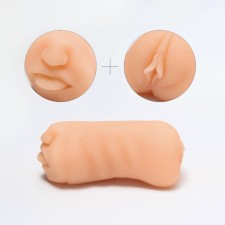 Masturbator 2 in 1. Realistic 
