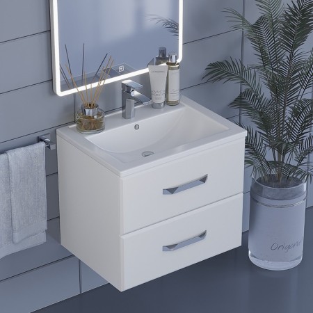Sink uperwood Foster, furniture, 60 cm, rectangular-1