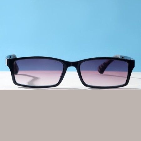 Ready glasses east 8986 Tinted, black color, bending pipe, -1.5-3