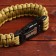 3B1 survival bracelet (paracord 2 m, whistle, fire), 25.5 × 2.5 cm, 3 m
