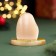 Souvenir "Snake for happiness! 2025", Selenite, 6x6x4.5 cm