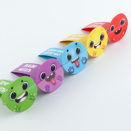 Cardboard Cardboard Set 5 pcs, voluminous "Books are waiting"-1