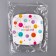 Disposable square plate "Happy birthday", emoticons, 16.5x16.5 cm