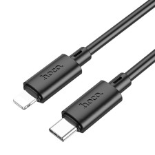 Hoco X88, Type -C cable - Lightning, 1 m, fast charging, PVC, black