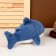 Soft toy "Shark", 25 cm, blue color
