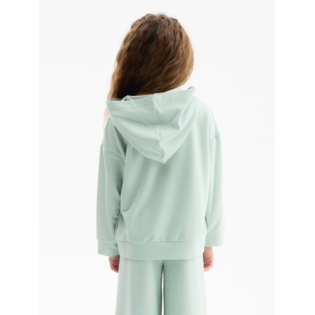 Children's hoodie minaku, olive color, height 140 cm-3