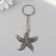 Metal keychain "Sea star" 4.8x4.3 cm