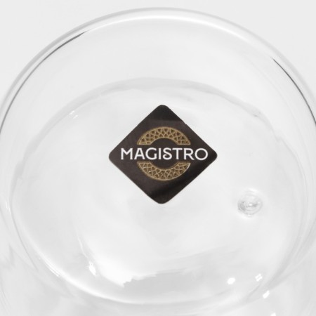 Glass glass with double walls Magistro "Paul. Duo ", 400 ml, 8.5 × 15 cm-4