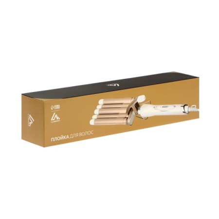 Hair carrier Luazon LW-06, ceramic, 65 W, d = 9 mm, 210 ° C, white-4