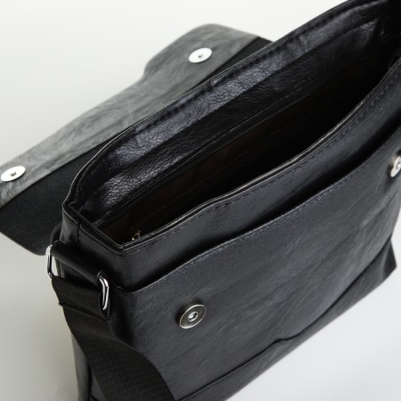 Male bag, black color-4