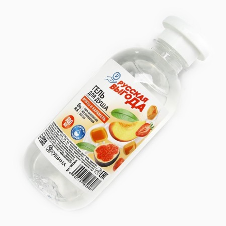 Shower gel Russian benefit, 300 ml, fruit and caramel-1