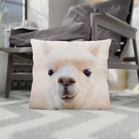 Decorative Ethel Pillow "Lama" 40x40 cm, Gabardin, 100% p/e