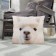 Decorative Ethel Pillow "Lama" 40x40 cm, Gabardin, 100% p/e