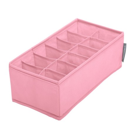Organizer for linen, 12 cells, pink color-1