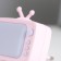 Nightlight "TV" LED pink 7x7x6.5 cm