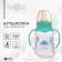 A bottle of feeding "Tender Cloud", a classic throat, with pens, 150 ml., 0 months, Biryuzovoy color