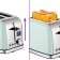 Toster KitFort KT-4098, 850 W, 7 grip modes, 2 toasts, blue