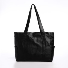 Female bag, on a zipper, black color