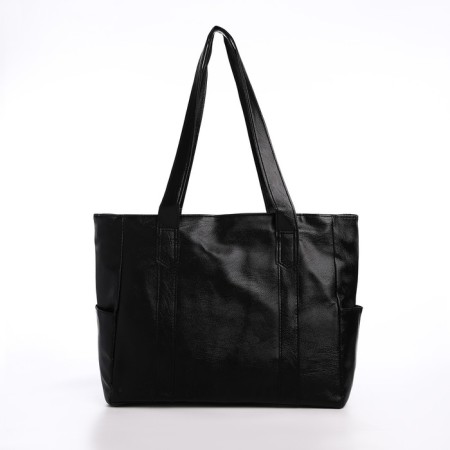 Female bag, on a zipper, black color