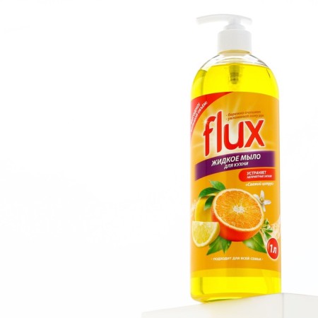 Hand soap kitchen, 1000 ml, citrus aroma, Flux