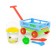Set for playing in sand No. 420: cart, bucket, strainer, spatula, robbery, mold