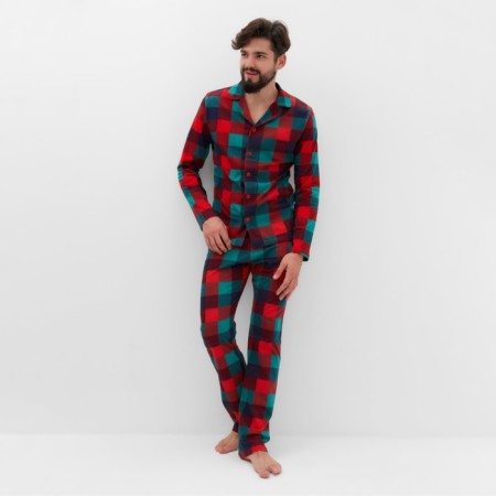 Pajama men's kaftan XMAS MOOD, size 52-2