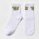 Socks "Yellow Dragon", white color, size 23
