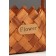 Set 2 pcs of wicker baskets, 20 x 20 x 12, 16 x 16 x 10 cm, handle h = 15 cm,