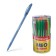 Ballic handle Erichkrause Cocktail, node-bela 0.7 mm, blue, disposable ink, letter line 1000 meters, mix