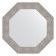 Mirror in the baguette frame, silver minting 90 mm, 66.6x66.6 cm