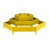 Gavelous flowerbed, 3 tiers, d = 60–100–140 cm, h = 45 cm, yellow, Greengo