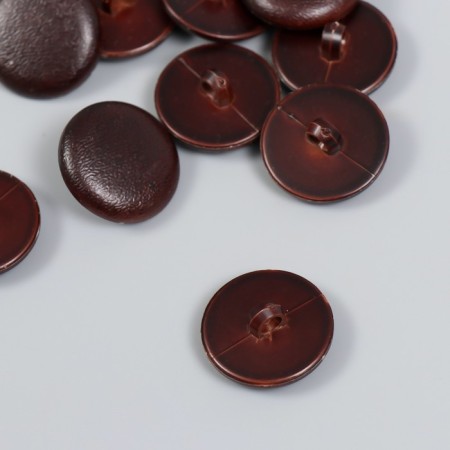 Button plastic for creativity on the leg "under the skin. Circle" 2.5x2.5 cm-1