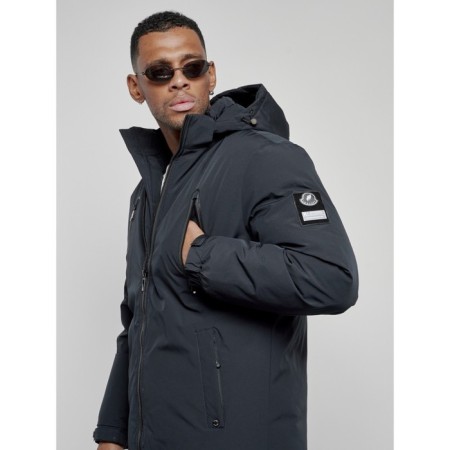 Male jacket, size 58, dark blue color-10