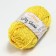 Yarn 70% acrylic, 30% silk "Softy Shine" 50 g 85 m color 04 bright yellow