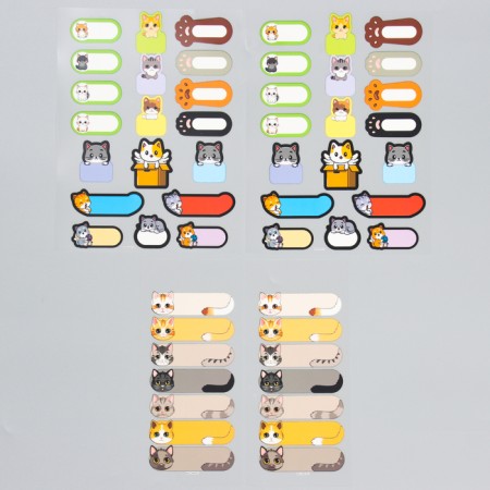 Set of thermobok and stickers for clothing "Funny cats", 52 pcs-2