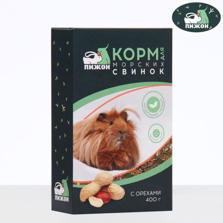 Feed "Piggon" for guinea pigs, with nuts, 400 g