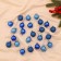 Set of balls plastic D-3 cm, 24 pcs "Naomi" blue