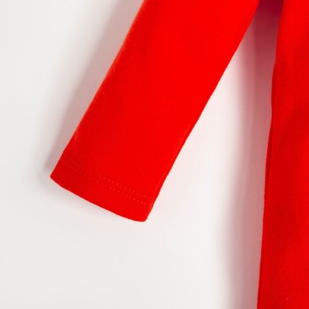 Combineson crumb I "Happy Winter", height 86-92 cm, red-3