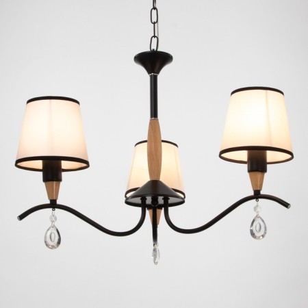 Brussels chandelier 3x60W E14 Black 58x58x85 cm Bayerlux-2