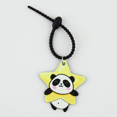 Acrylic key a keychain "Panda" 15 x 6 cm-1