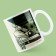 Ceramic mug "First" Alexey, 320 ml, green color