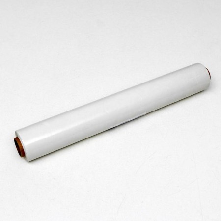 Streich film, white, 500 mm x 130 m, 1.2 kg, 20 μm
