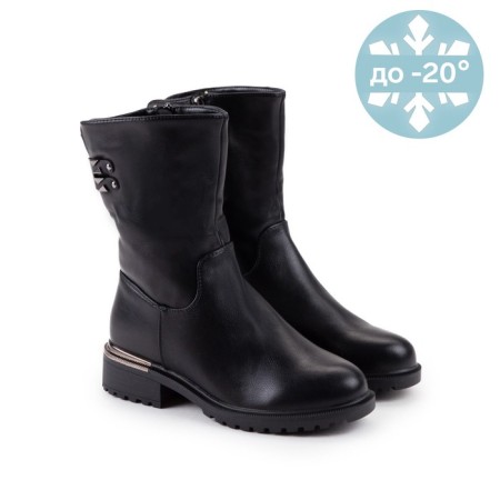 Winter women's boots, black color, size 36