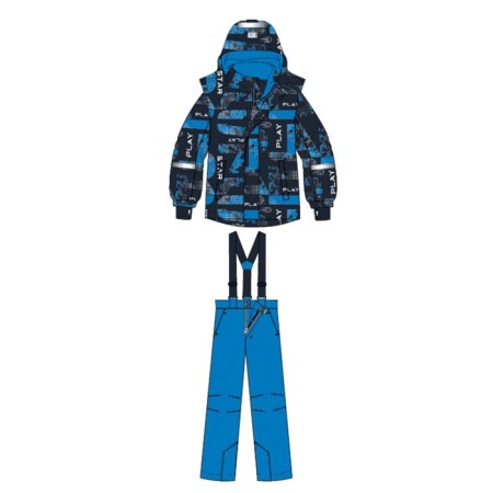 Winter kit for the boy PlayTode: jacket and trousers, height 140 cm-15